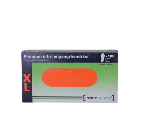 Blå nitril - 100 stk